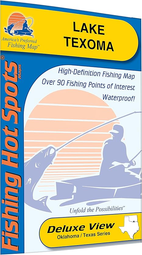 Lake Texoma Fishing Map